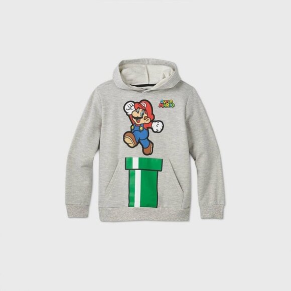 Boys' Nintendo Super Ario Sweatshirt Medium - Picture 1 of 1